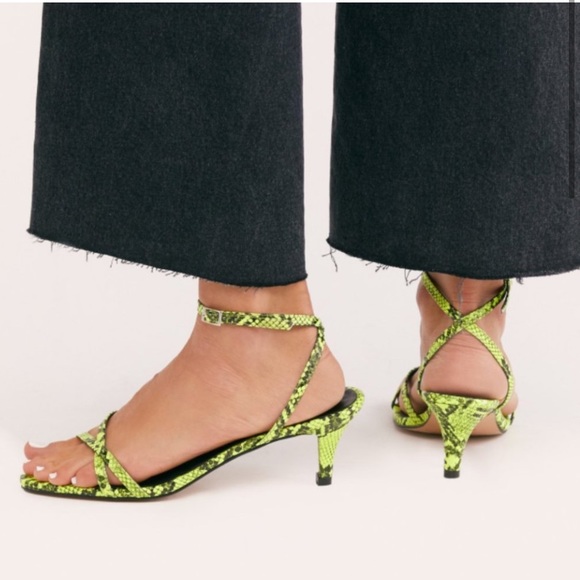 Free People Shoes - NIB Free People Salina Y2K Strappy Kitten Heels 36